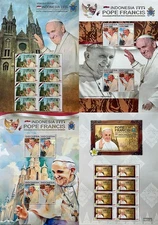 Indonesia 2024 Pope Francis Apostolic Journey To Indonesia Personalized 4 sheets
