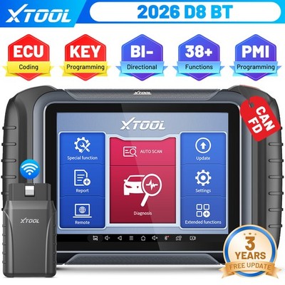 XTOOL D8BT Bidirectional OBD2 Scanner All Diagnostic Tool Topo Mapping 38+Resets