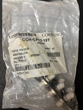 Corning CCH-CP12-19T ST Singlemode Fiber Adapter Panel 12 Port New