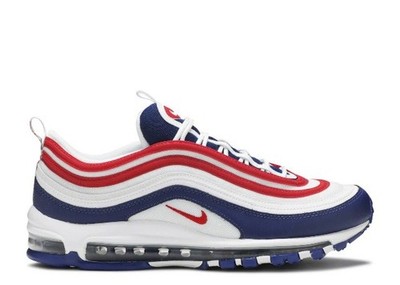 Nike Air Max 97 ''USA'' Athletic Running Shoes Mens 9 42 Red White Blue CW5584-100