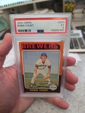 1975 Topps - Robin Yount #223 (RC) PSA 5