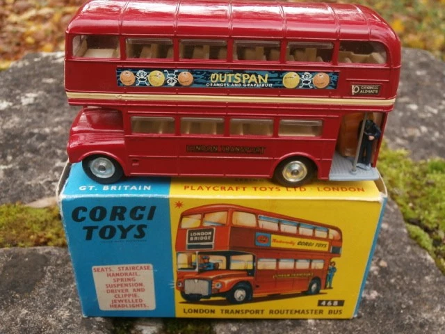 CORGI TOYS: 468 London Routemaster Bus Neuwertig/Mint in sehr guter OVP/Box - Bild 2 von 4