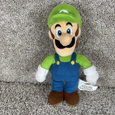 Nintendo Super Mario Luigi Plush 9  Jakks Pacific 2021 Stuffed Toy