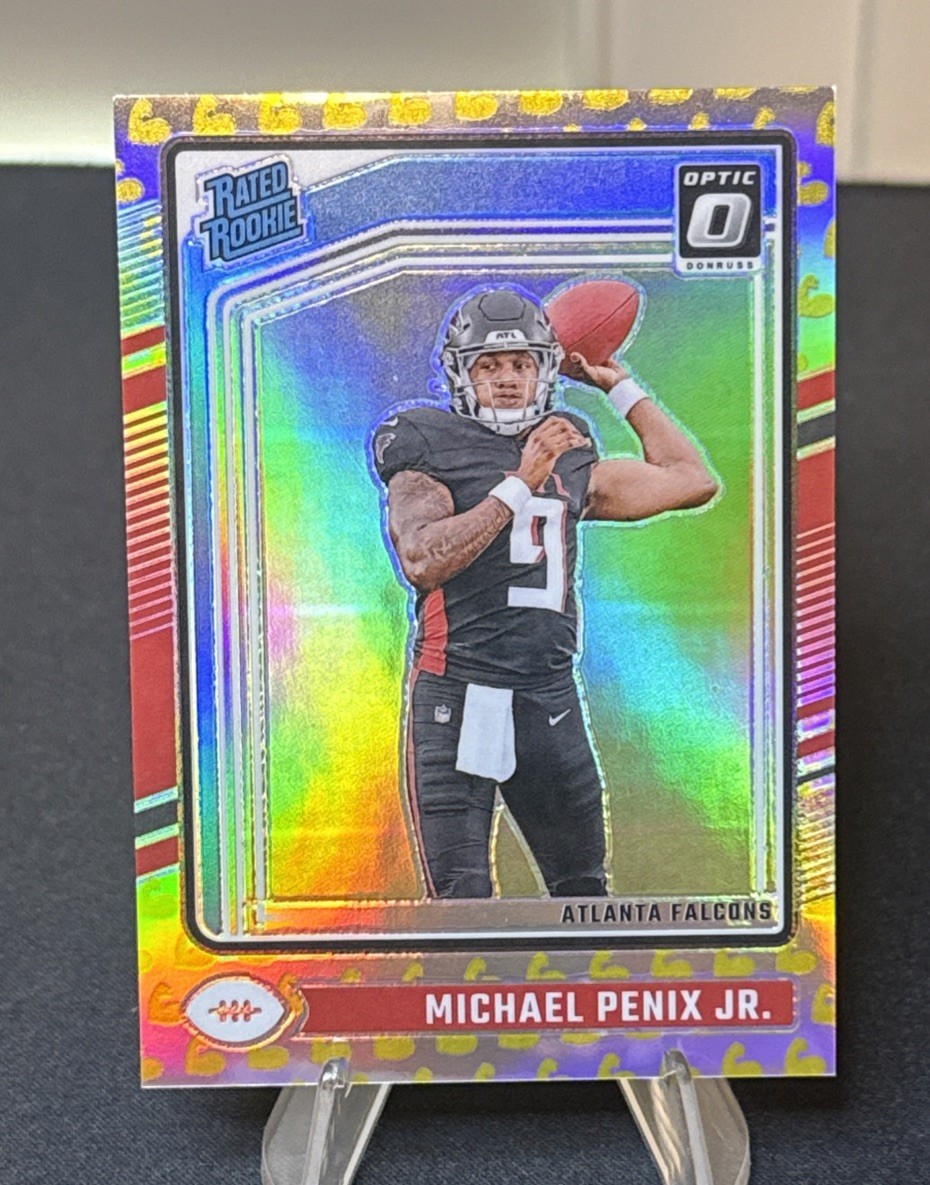 2024 Donruss Optic Michael Penix Jr RC Flex Prizm /149 #279 Rookie Falcons 🔥