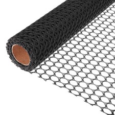 1 Roll 23.6 Inch x 5 Yard Openwork Flower Floral Wrapping Mesh Paper, Black