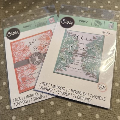 Sizzix Thinlits Duo - Floral & Foliage Wickelformen