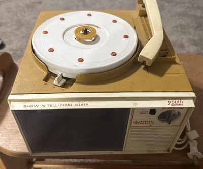 Vintage GE Show N Tell Phono Viewer used