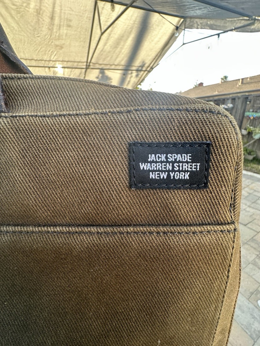 Jack Spade Warren Street New York Computer Briefcase/Messenger Bag