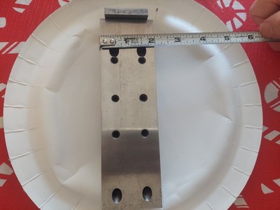 Custom Tap Hole On Both Sides  5'' X 2 Sine Bar  Tool