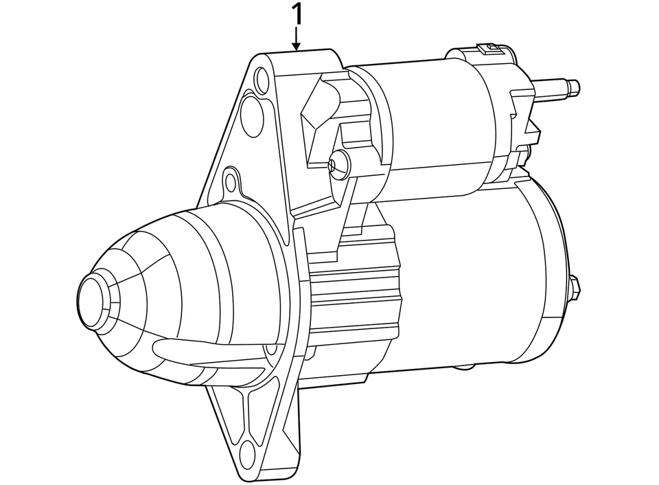 Jeep Compass 2017-2020 motor de arranque de coche solenoide fabricante original KGYKI Foto 4 de 4