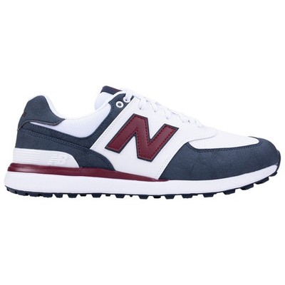 New Balance Herren Wasserdicht Golfschuhe 574 Grün V2 Leder Spikeless Komfort