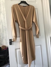 LADIES - Long Sleeve Ribbed Dress - BOOHOO - Size 14 - BX133
