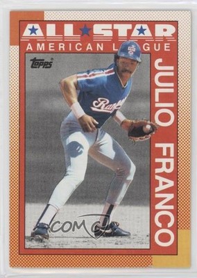 1990 Topps All-Star Julio Franco #386 0l4h