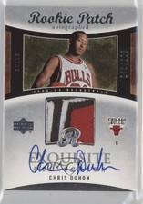 2004 Upper Deck Exquisite Collection Rookie /225 Chris Duhon #65 Patch Auto 2d0