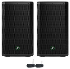 2 Mackie Thrash212 12  1300W Active DJ PA Speakers w/Wireless Linking Thrash 212