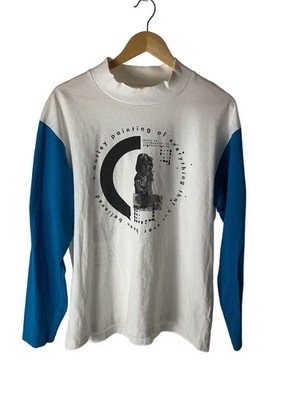 C.E(CAV EMPT) high neck Shirts white L