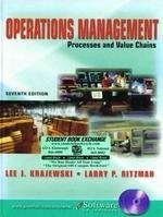 Operations Management: processes and value chains
