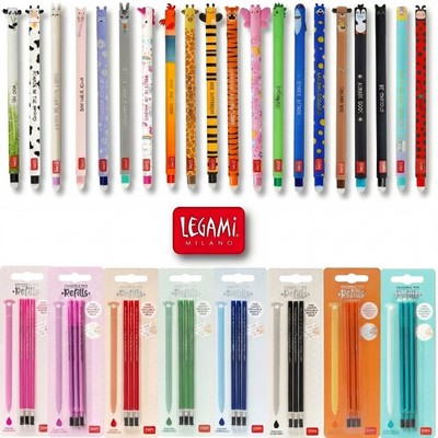 LEGAMI löschbare Gel Schreiber Stifte radierbar Stärke 0,7 Mittel  Schoolbees 