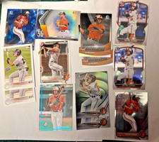 13 COLTON COWSER ORIOLES  LOT  ROOKIE TOPPS BOWMAN RC  CHROME INSERTS