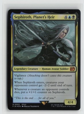Sephiroth, Planet's Heir 553 Final Fantasy FIN MTG Magic