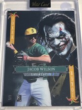 Jacob Wilson 2025 Wild Card Jokers Wild - 1/1 JOKER - Athletics RC