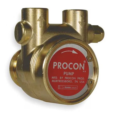 Procon RotaryVanePump,1/2''InletDia,Brass,For48Y 114B240F11BA 250 Procon