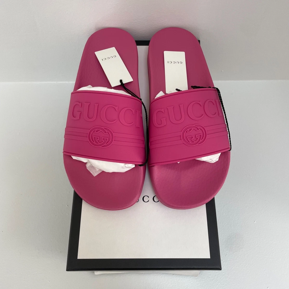 Gucci M Rubber Sandals for Men for sale | eBay