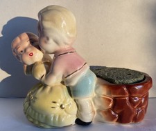 Vintage Shawnee Pottery Mid Century Kissing Couple Planter