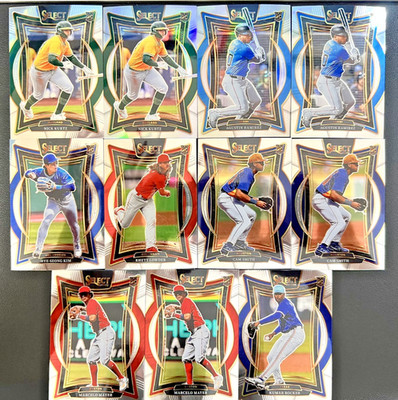 2025 Panini Select Baseball Rookie Lot of 11 Cards -  Kurtz, Kim, Smith, Lowder