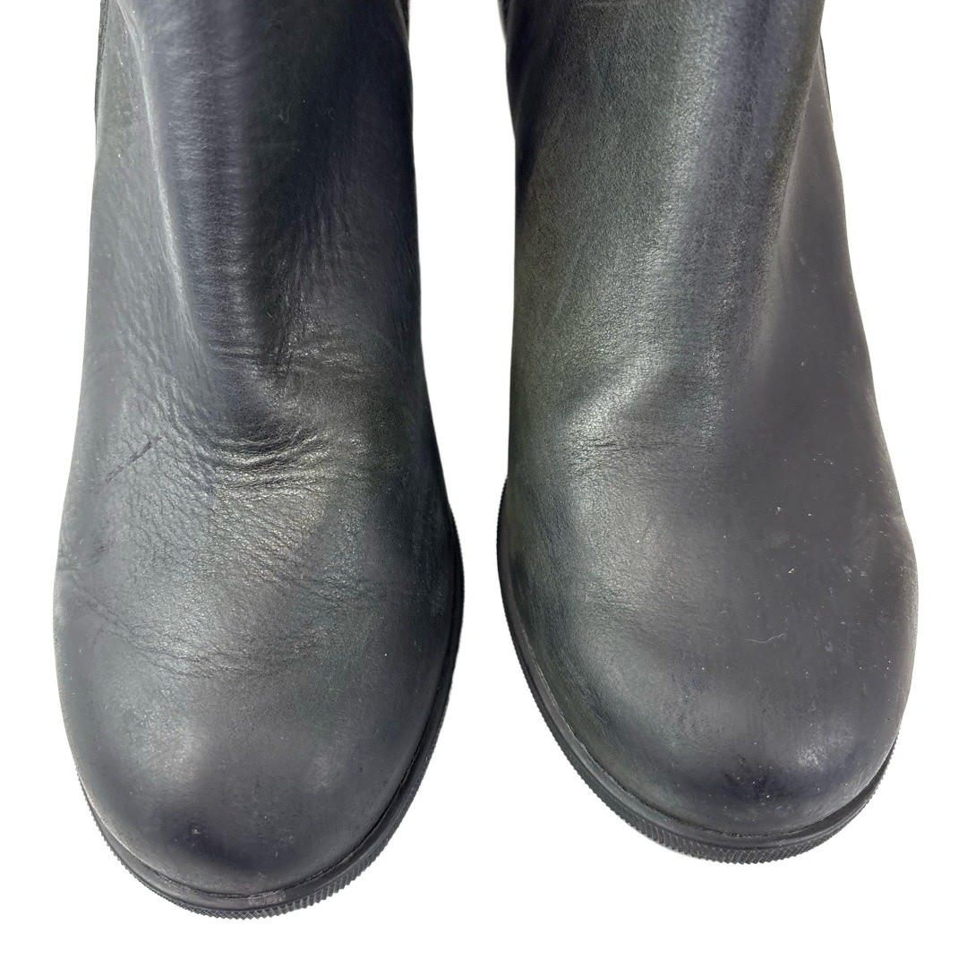 SAOLA Stivaletti SOREL Joan of Arctic II donna 8 5 neri zeppa suola zip laterale strappo