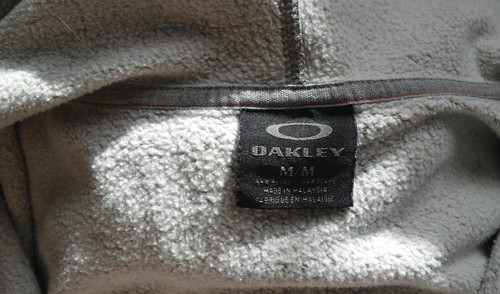 Chaqueta sudadera con capucha cremallera completa Oakley para hombre talla mediana gris - Imagen 5 de 7
