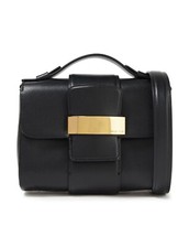 Sergio Rossi Leather Shoulder Bag Made In Italy $1395