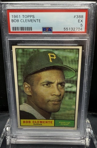 1961 TOPPS  BOB CLEMENTE #388   PSA  5