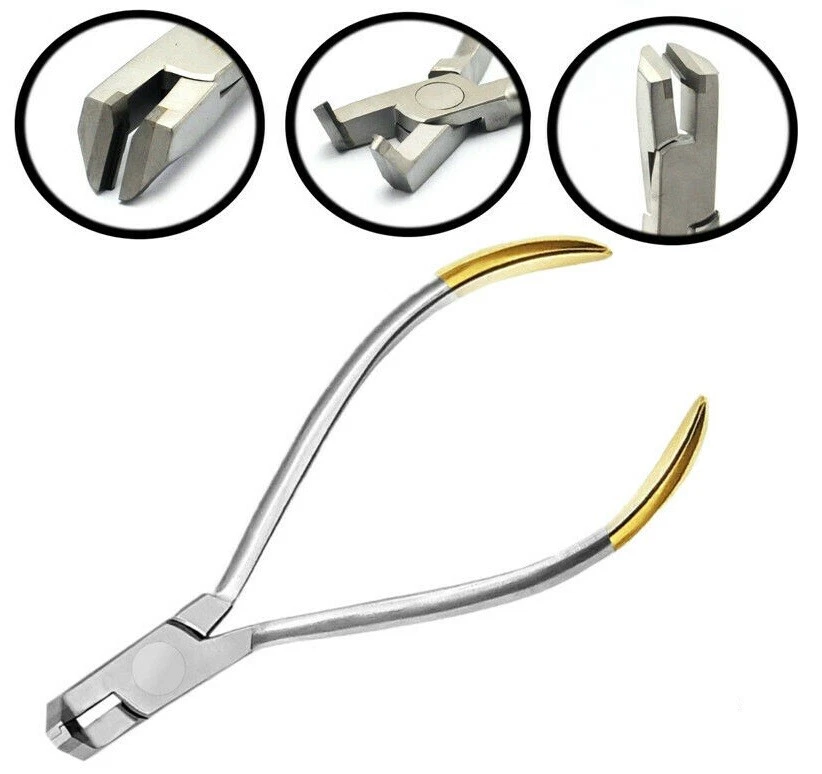 Orthodontic Distal End Wire Cutter Pliers Filaments Tungsten Carbide Arch Forcep - Image 2 of 4