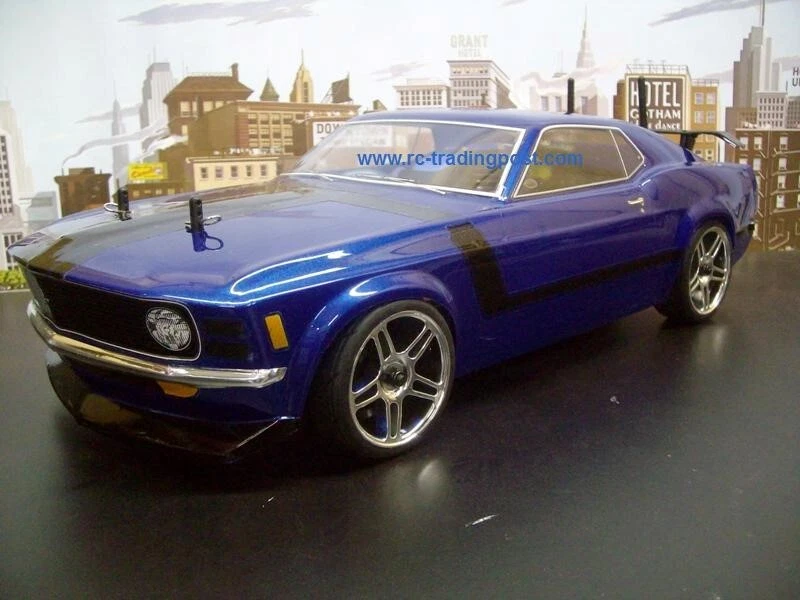 Coche de deriva RTR 70 MUSTANG BOSS 302 Lightning EPX Drift 1/10 4x4 pintado a medida RC Foto 3 de 4