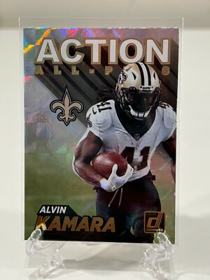 2021 Panini Donruss Alvin Kamara Action All-Pros Insert PF4