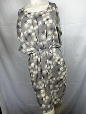 Ulla Johnson Womens Sleeveless Starburst Print Pullover  Dress Gray Size 4