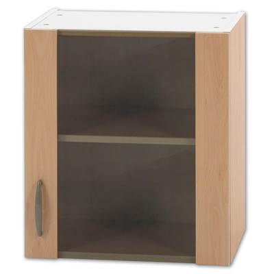 Hängeschrank Glasschrank Küchenschrank Buche 1 Tür 50cm Küchenmöbel