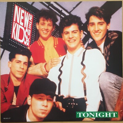 NEW KIDS ON THE BLOCK TONIGHT 1990 UK CBS VINYL 12 '' BLOCK T7 NR MINT