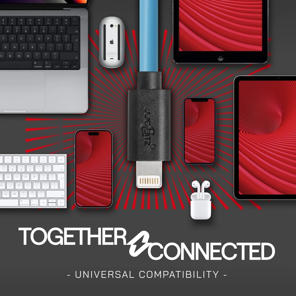 Extra Long iPhone & iPad Charger Cable 2m 3m 4m 5m Heavy Duty USB Charging Lead - Image 4 of 4