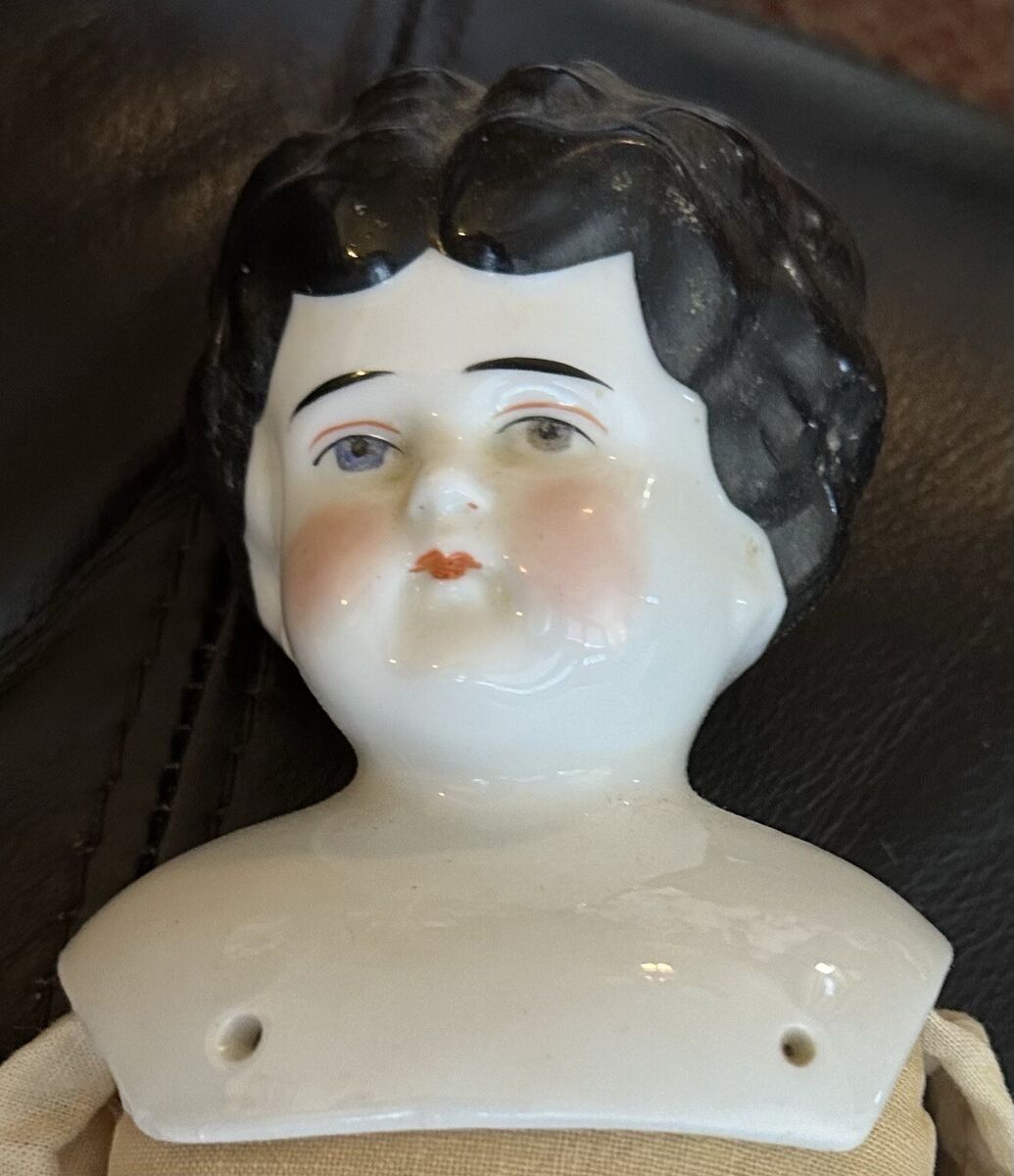 C1890 Era China Head Doll W/Orig Body 17” Perfect | eBay