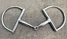 Hunter Dee RIng Snaffle Horse Bit, 5" Mouth, English Hunters, Jumpers, & Trails