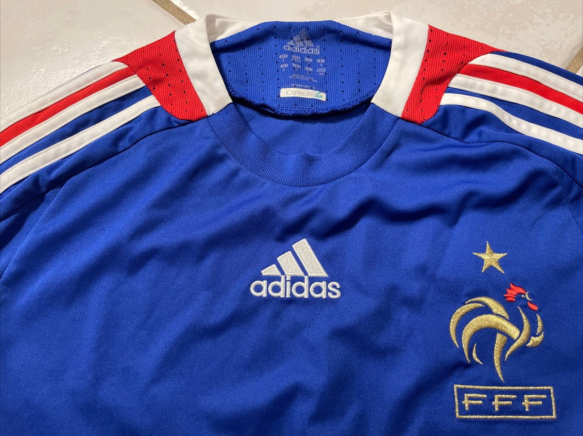 ADIDAS France National Team 2007/2008 Home Jersey Men's Small | eBay