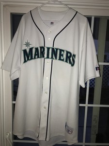 white mariners jersey