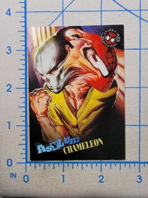 Spider-Man Premium '96 Asylum Chameleon #75 Dave Devries - Marvel Card