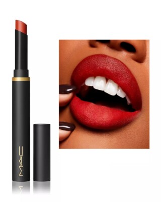 MAC Powder Kiss Velvet Blur Slim Stick 885 PUMPKIN SPICED Lipstick