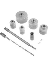 10 Pcs Wall Hole Saw, 35mm-110mm Round Handle Hole Saw Cutter Set, Hole Saw