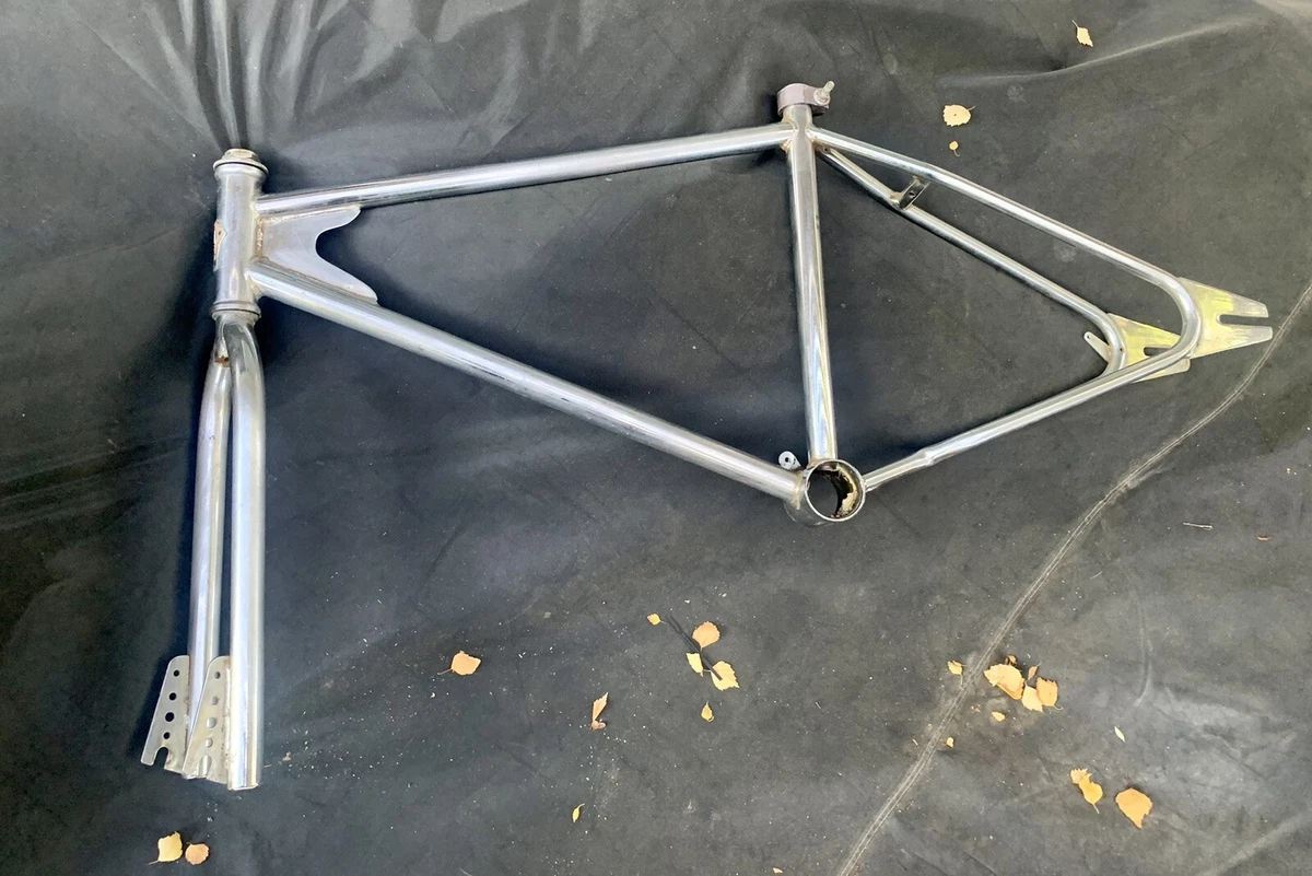 Old School Bmx 24 Inch Looptail Frame And Fork Chrome
