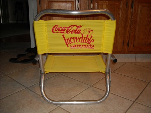Coca-Cola Aluminum Beach Folding Chair