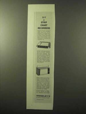 1964 Moseley 7000A X-Y, 7100A Strip Chart Recorder Ad
